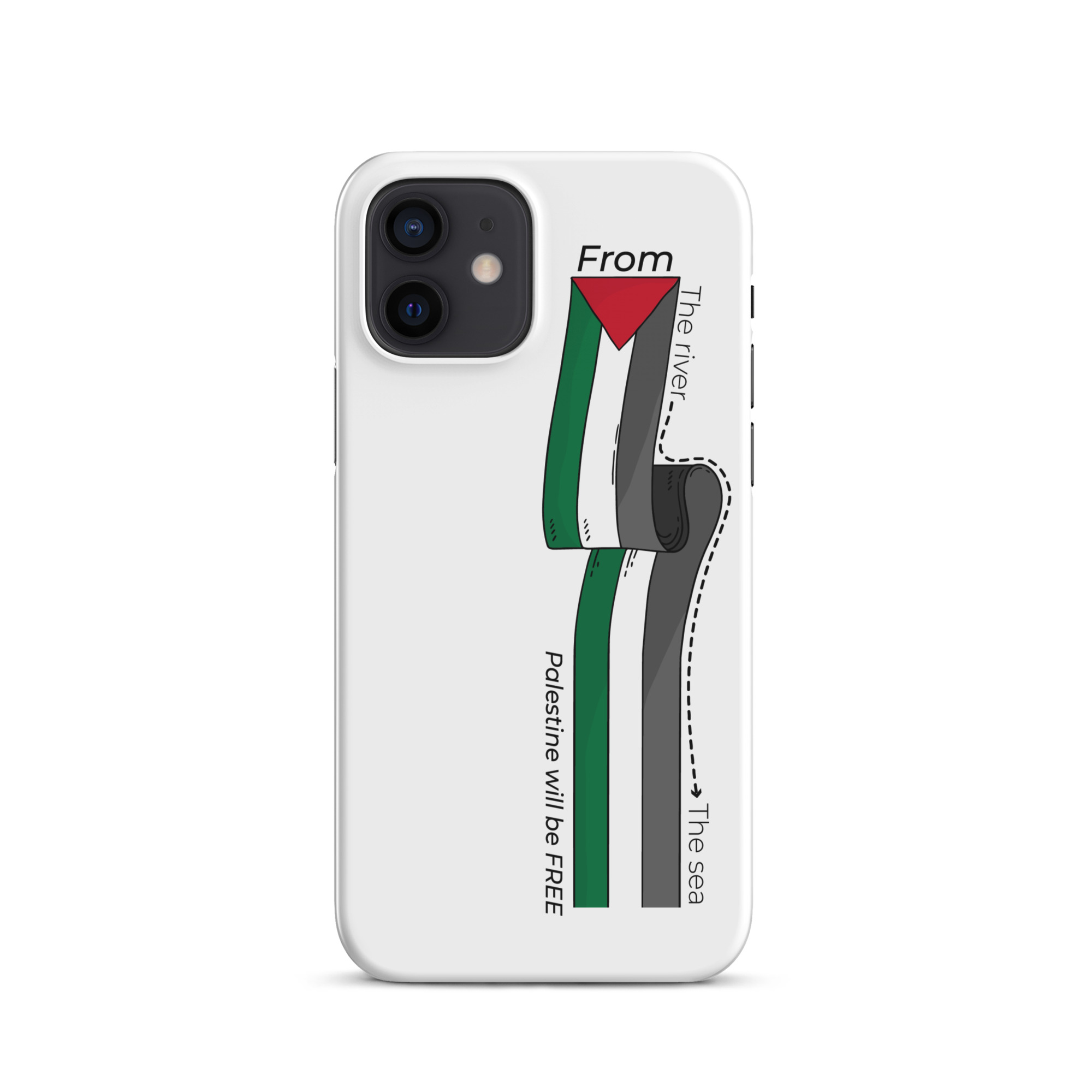Palestine From The River Snap case for iPhone® - Billede 5