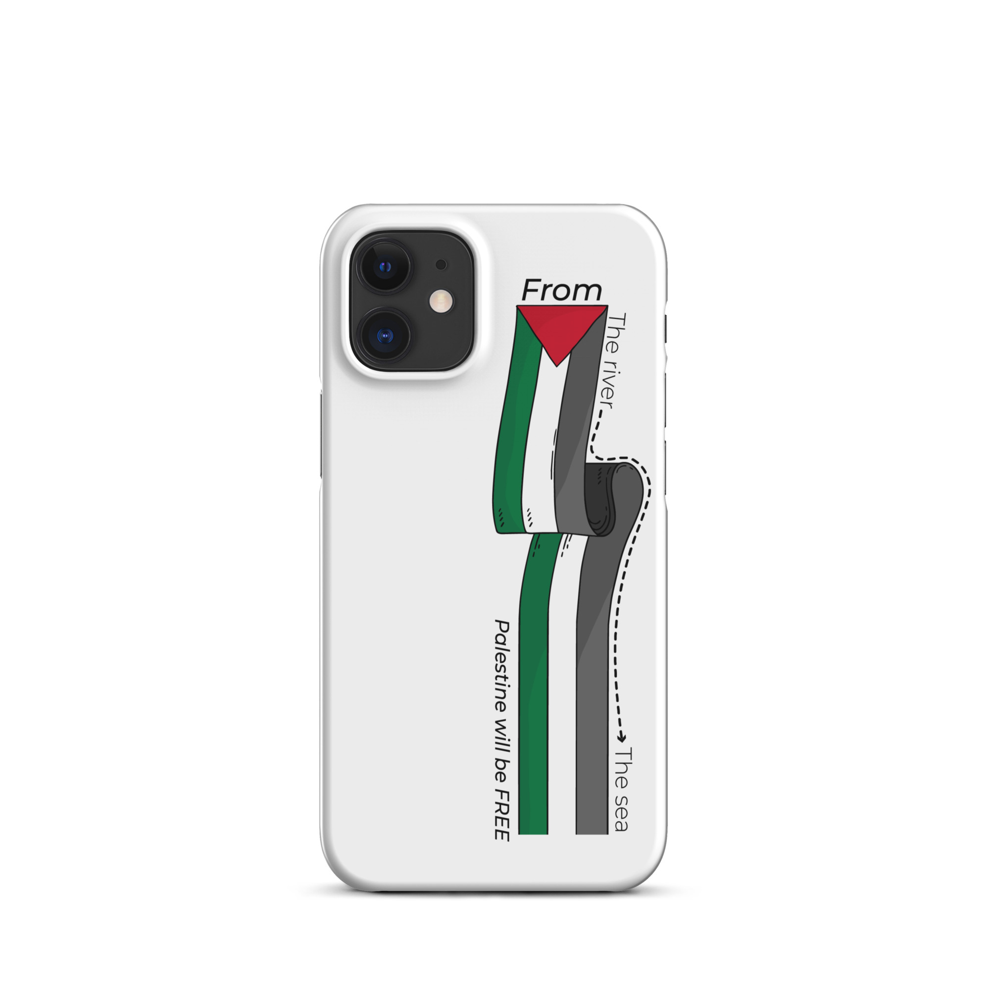 Palestine From The River Snap case for iPhone® - Billede 4