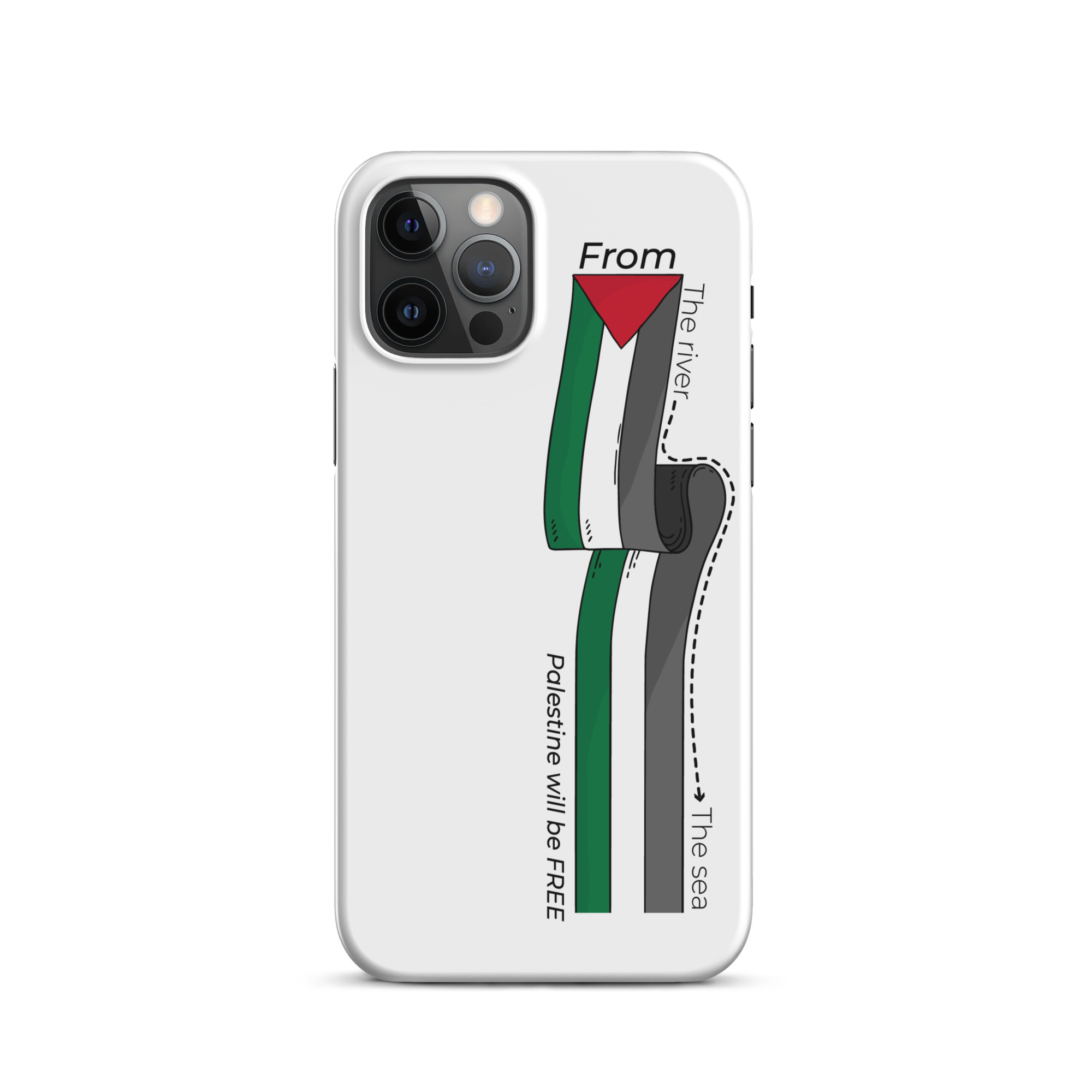 Palestine From The River Snap case for iPhone® - Billede 6