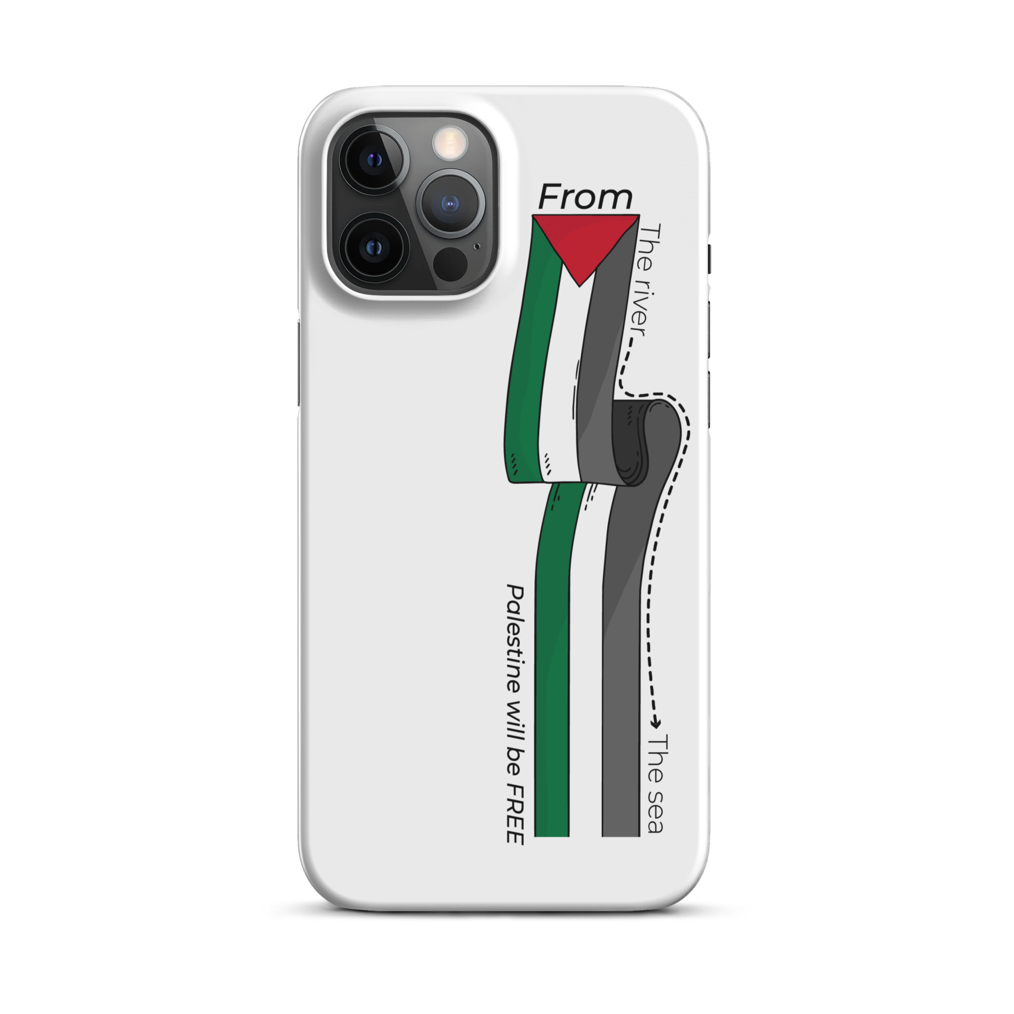 Palestine From The River Snap case for iPhone® - Billede 7