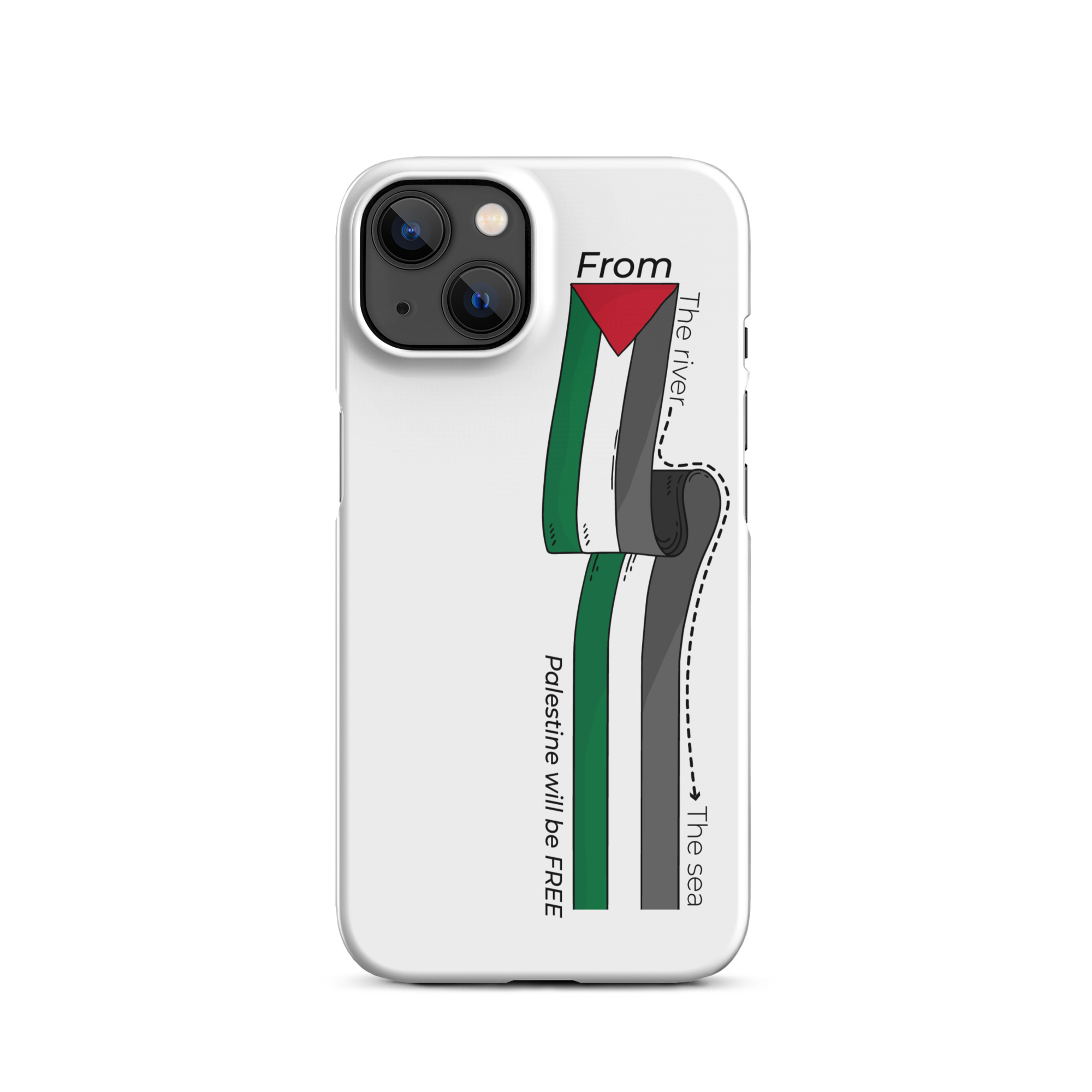 Palestine From The River Snap case for iPhone® - Billede 9