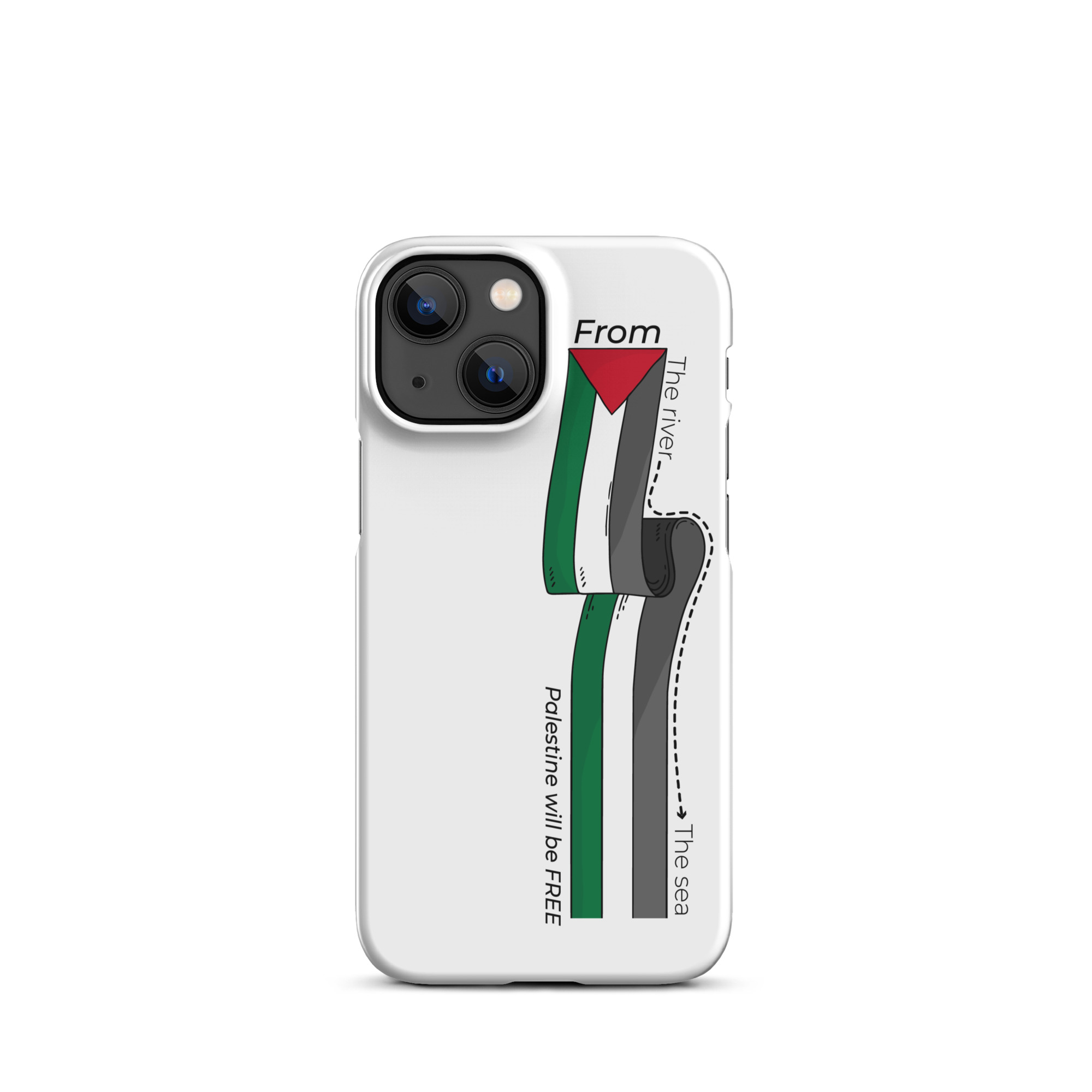 Palestine From The River Snap case for iPhone® - Billede 8