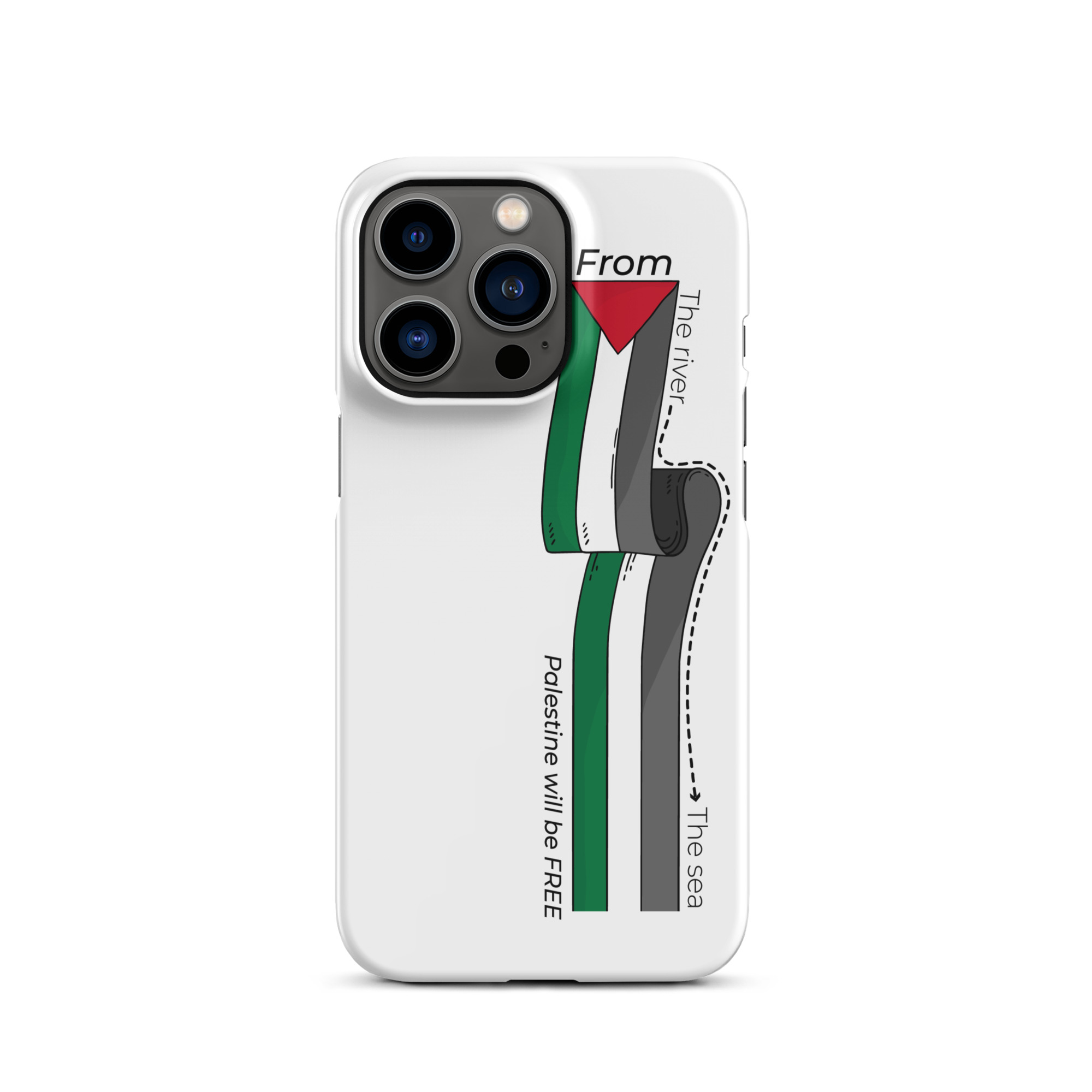 Palestine From The River Snap case for iPhone® - Billede 10