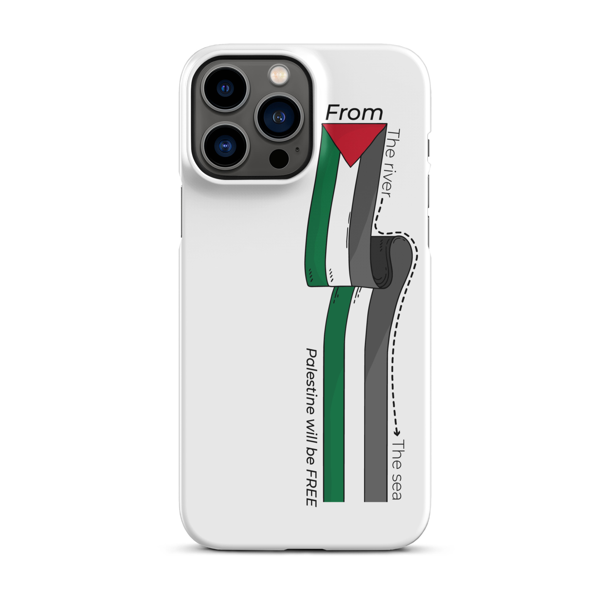 Palestine From The River Snap case for iPhone® - Billede 11