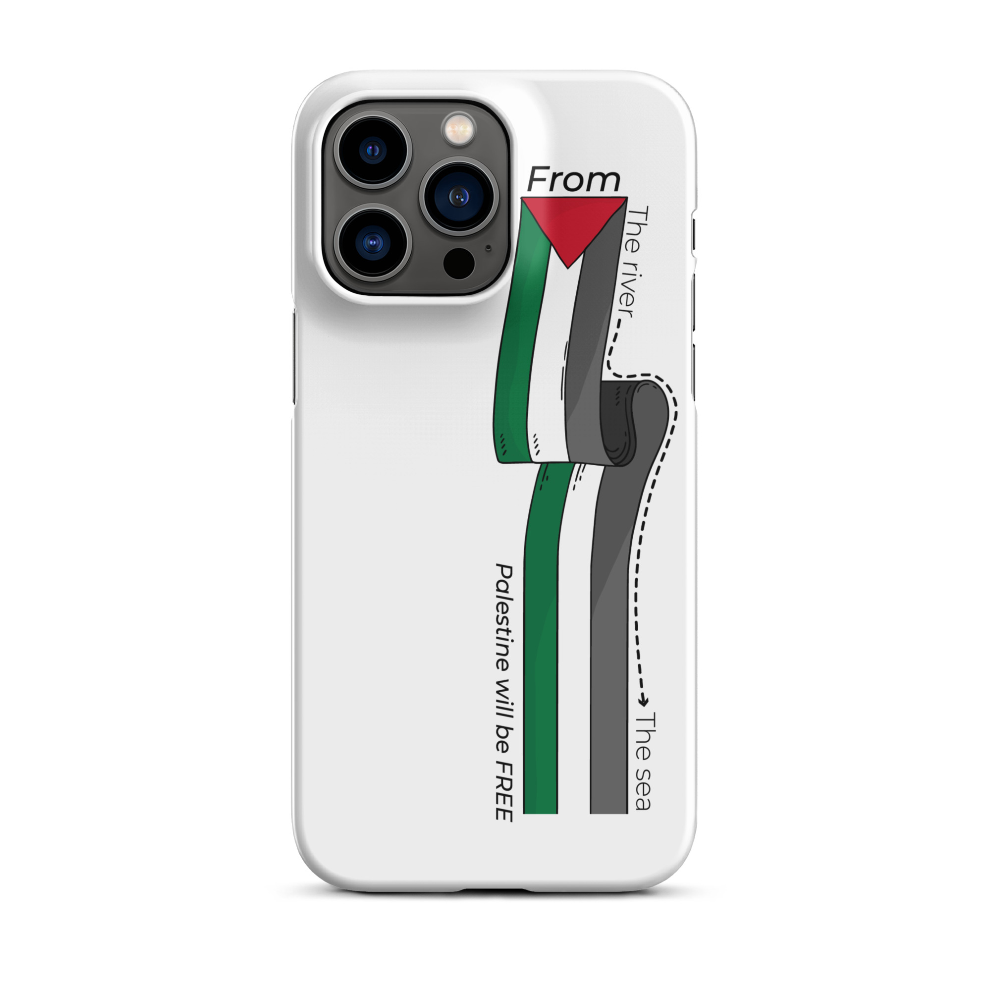 Palestine From The River Snap case for iPhone® - Billede 15