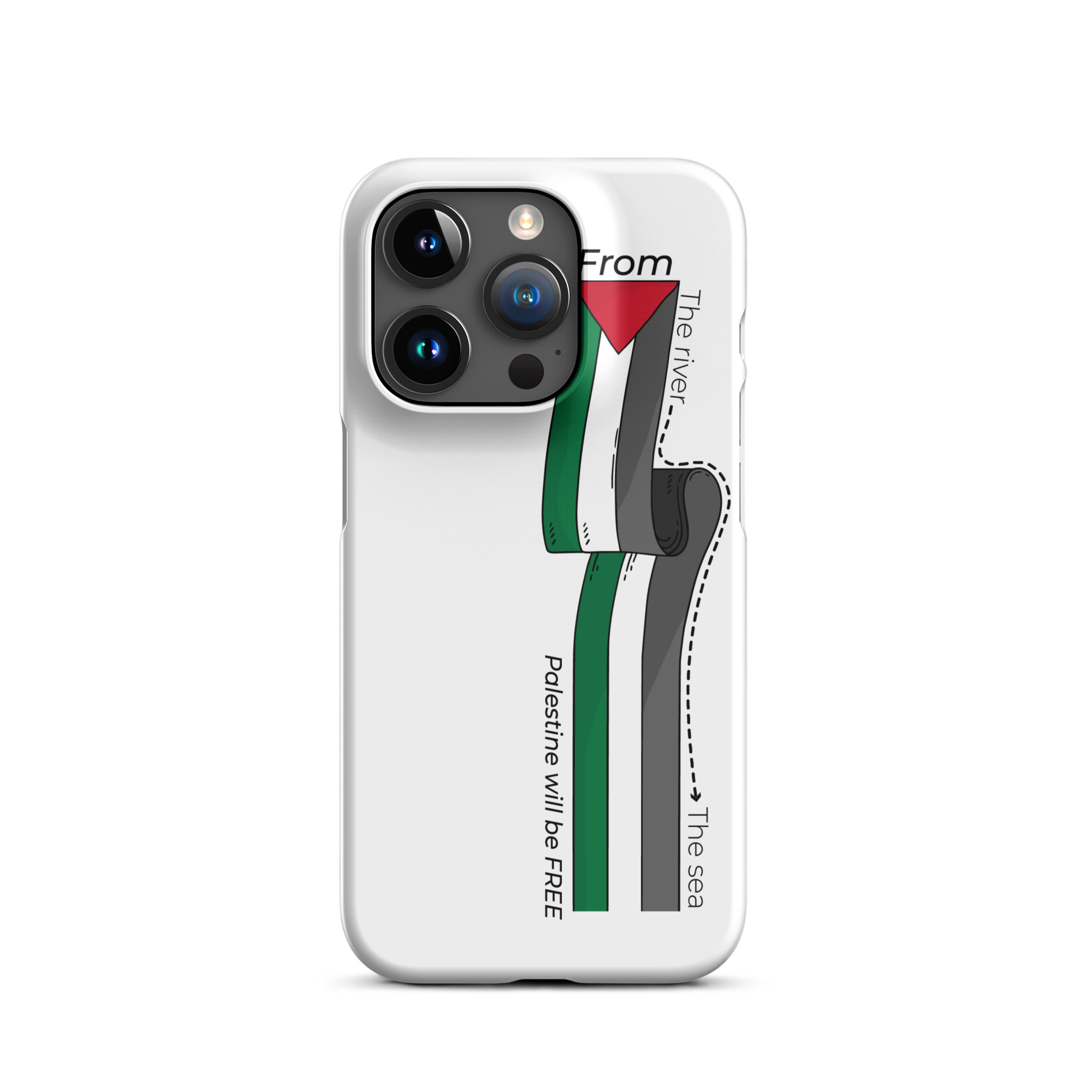 Palestine From The River Snap case for iPhone® - Billede 18