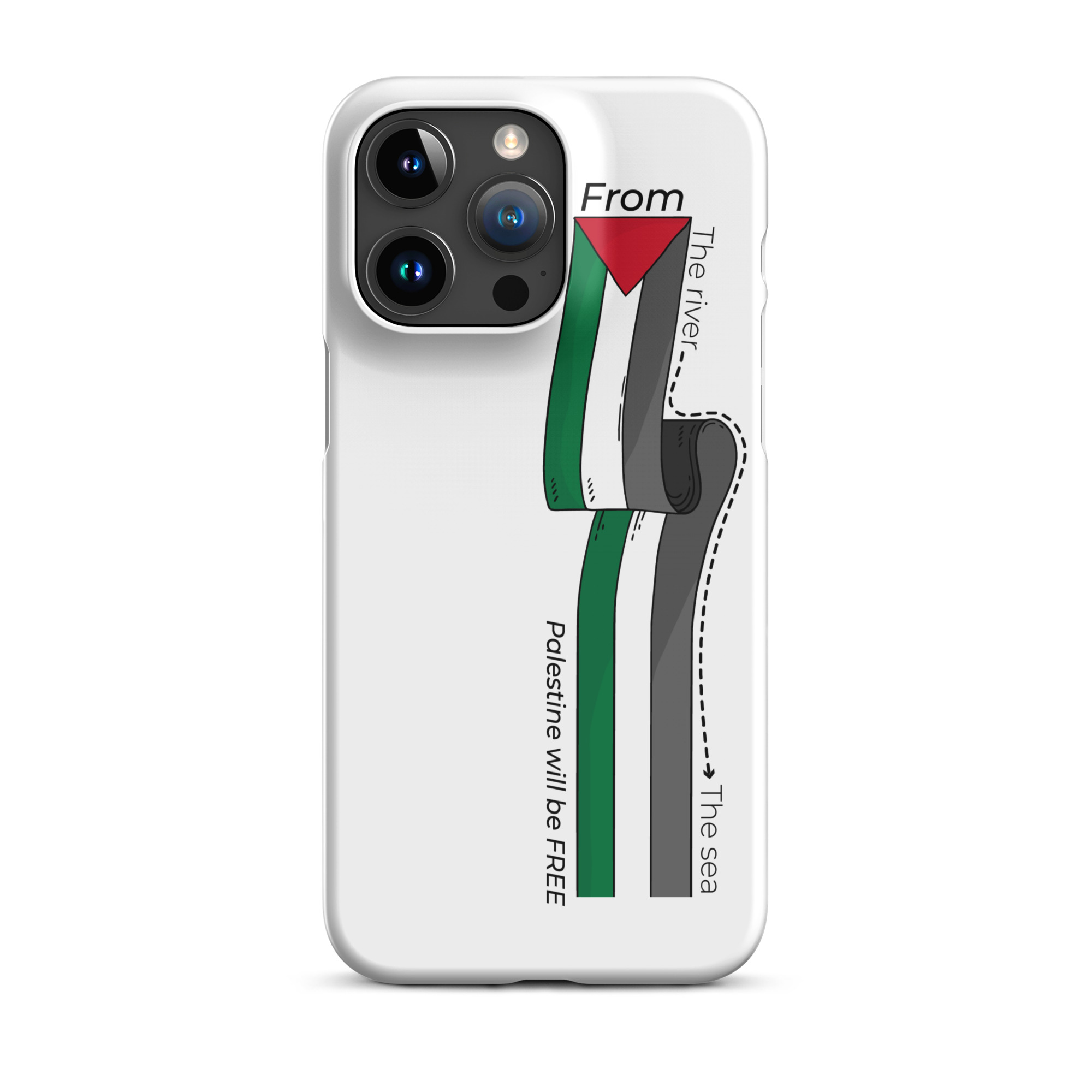 Palestine From The River Snap case for iPhone® - Billede 19