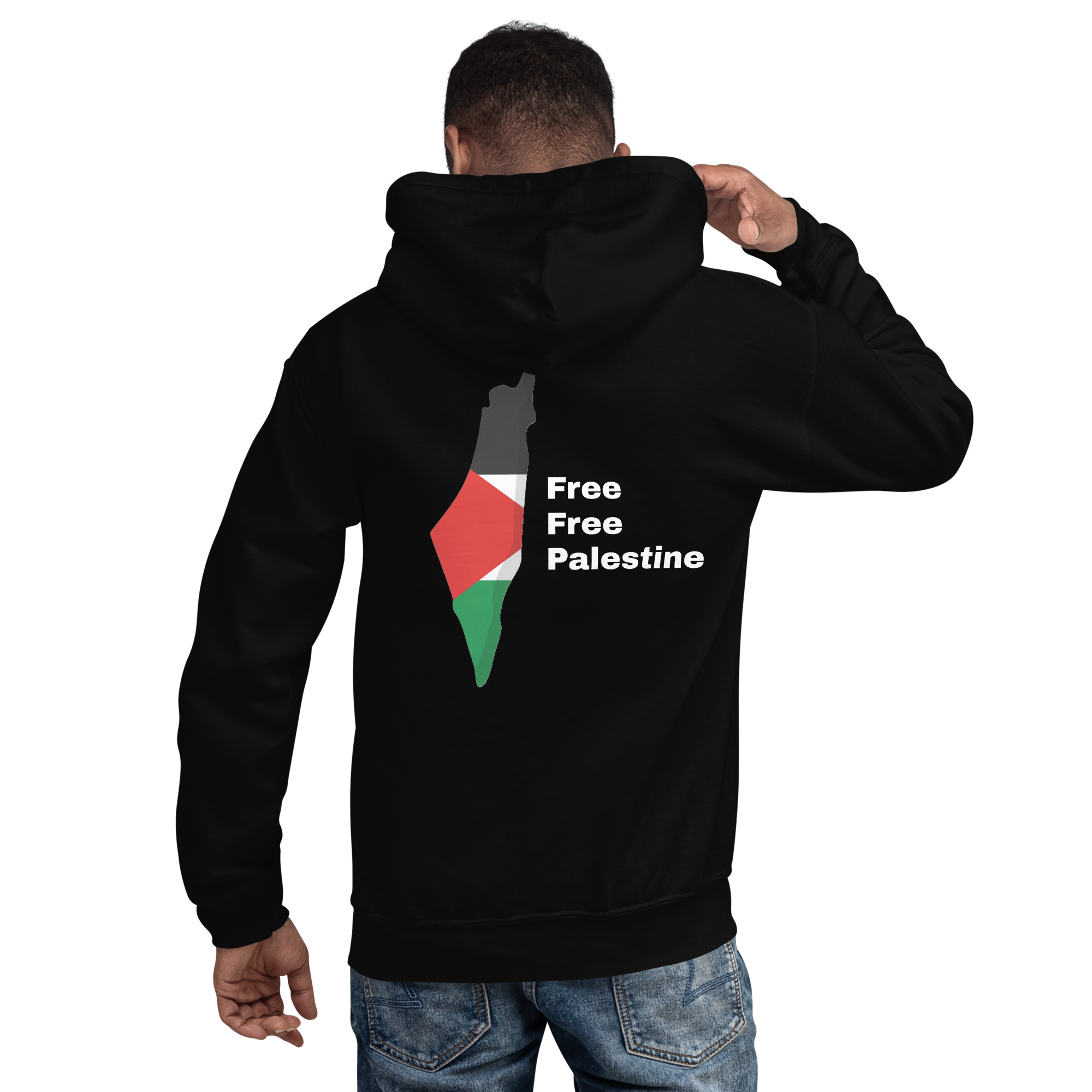 Free Free Palestine - Unisex Hoodie - Billede 12