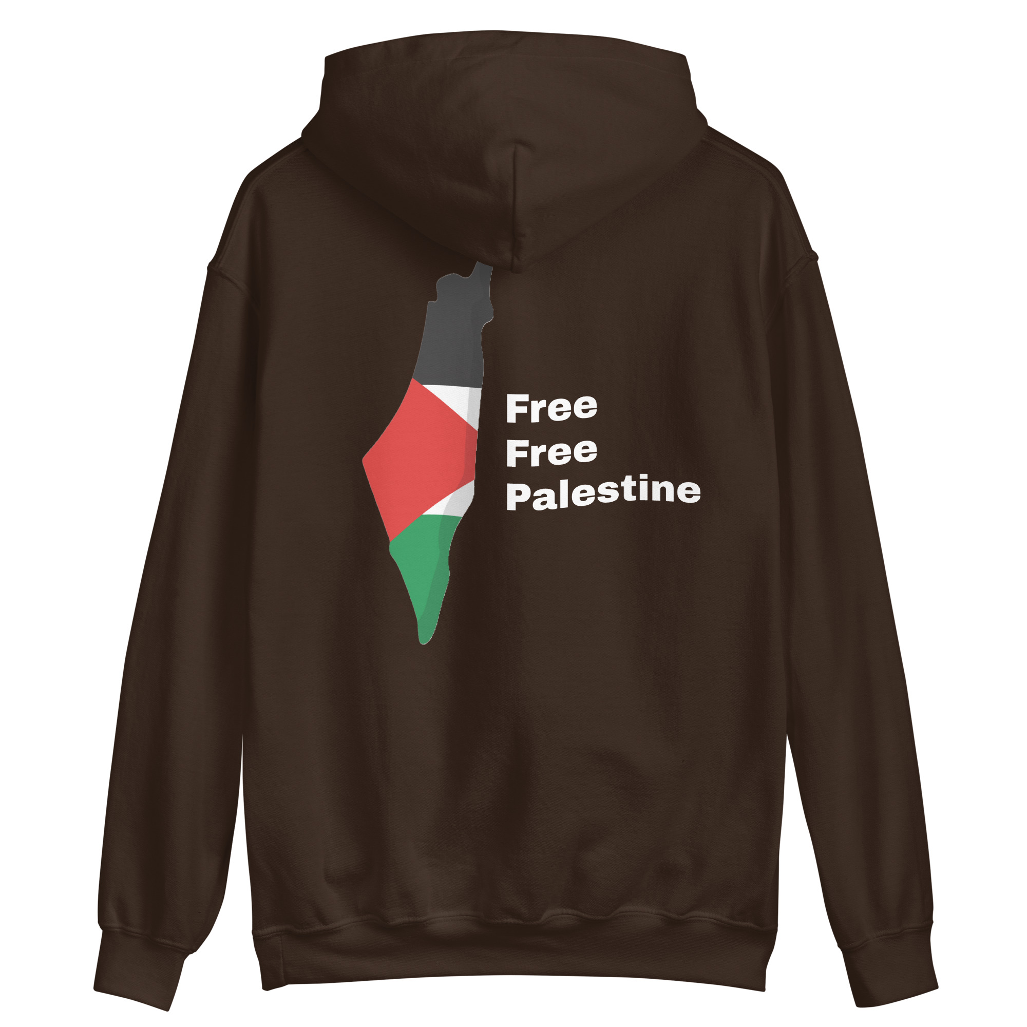 Free Free Palestine - Unisex Hoodie - Billede 6