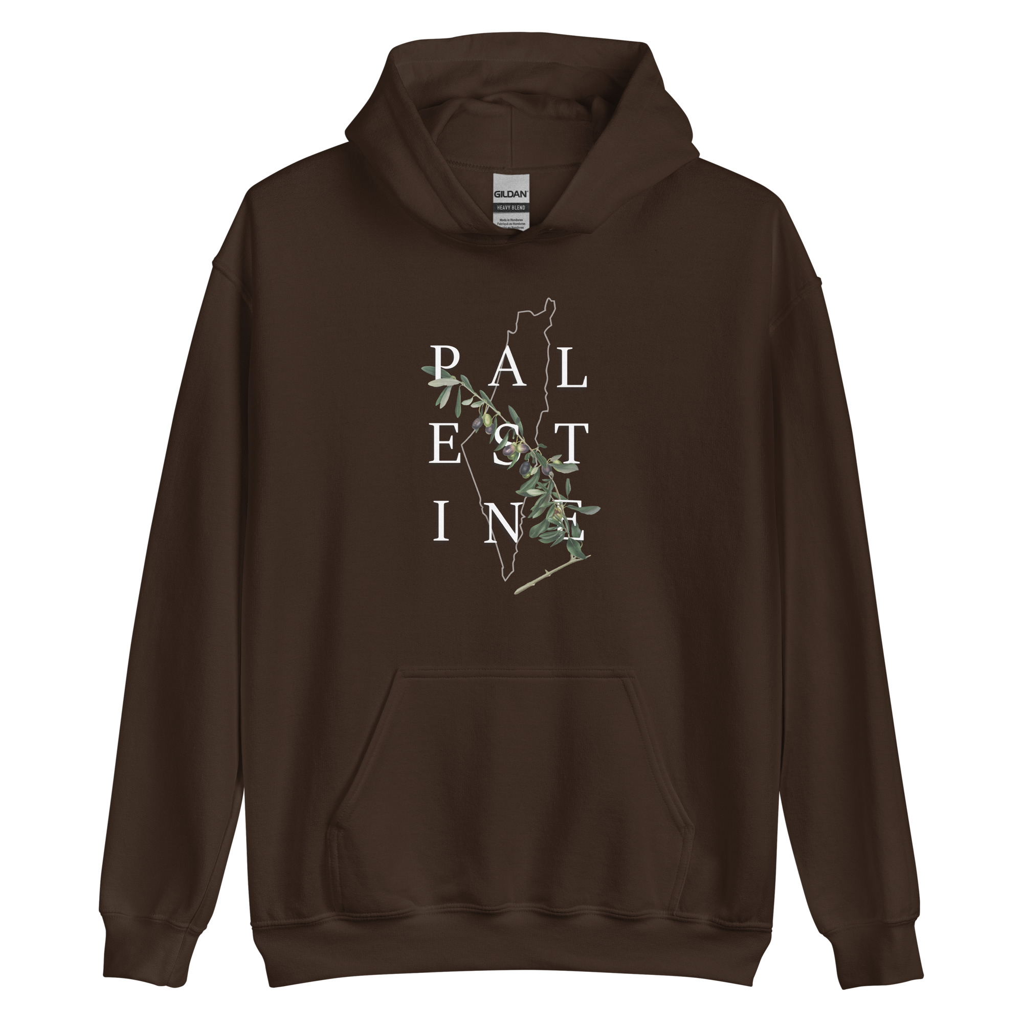 Palestine Olive - Unisex Hoodie - Billede 6