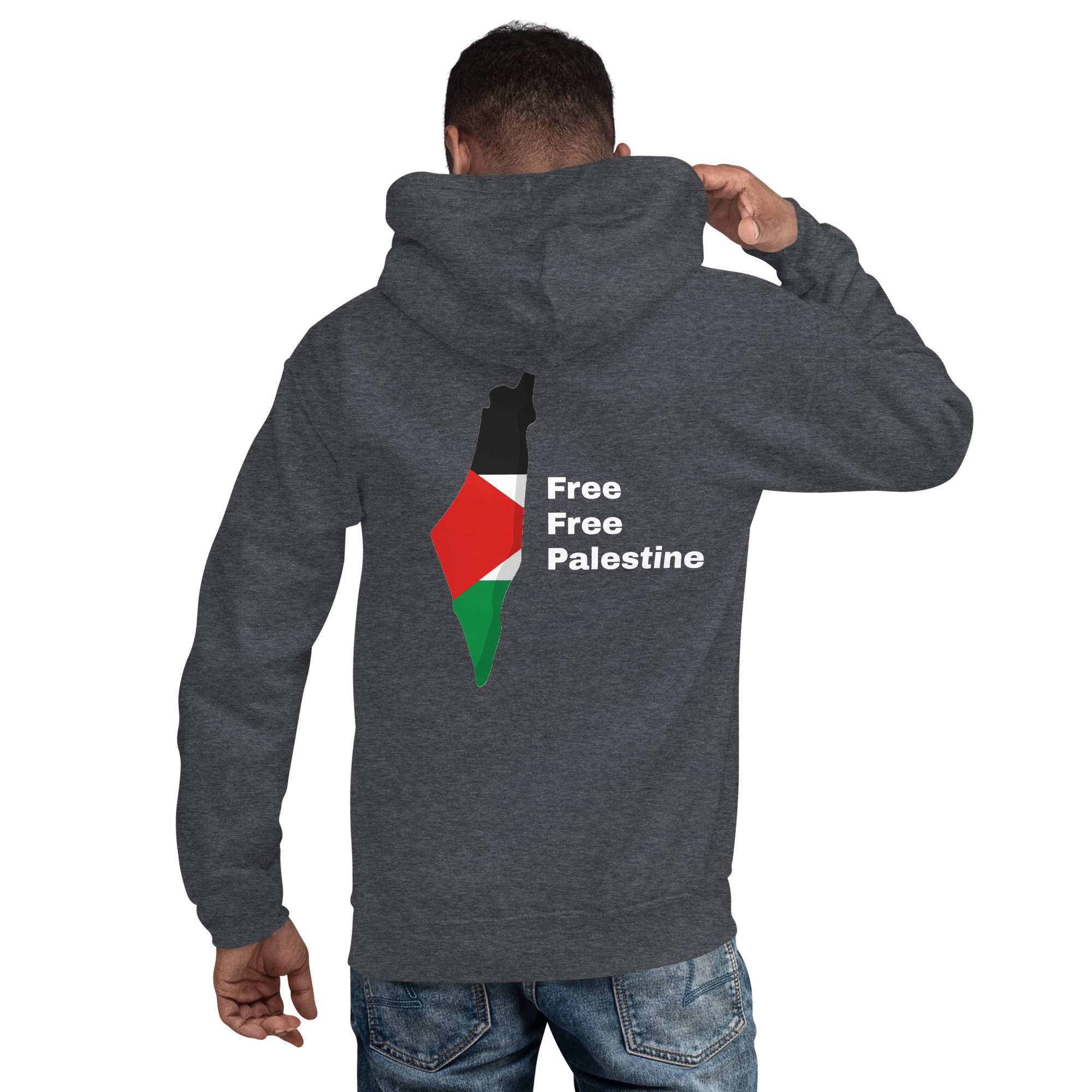 Free Free Palestine - Unisex Hoodie - Billede 11