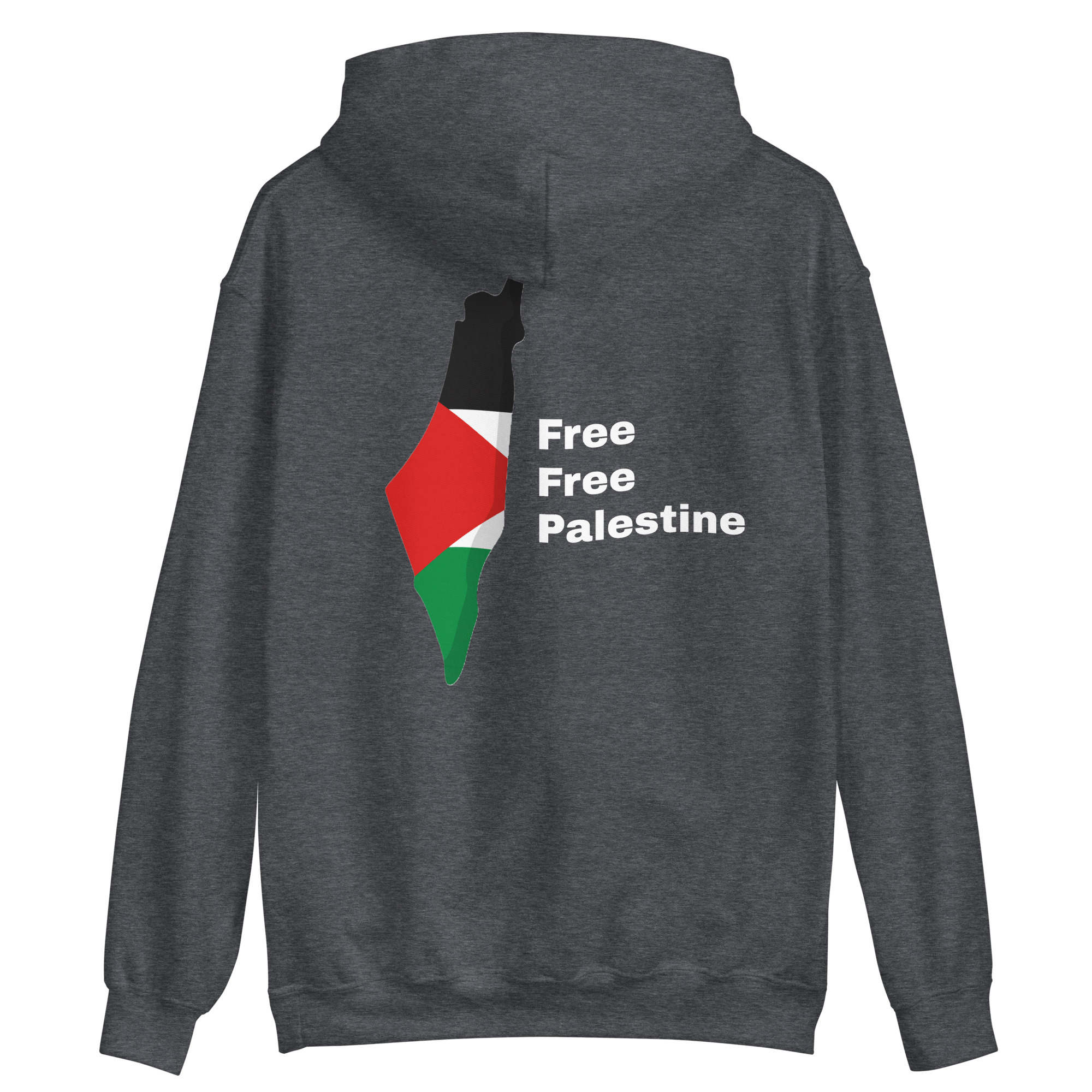 Free Free Palestine - Unisex Hoodie - Billede 4