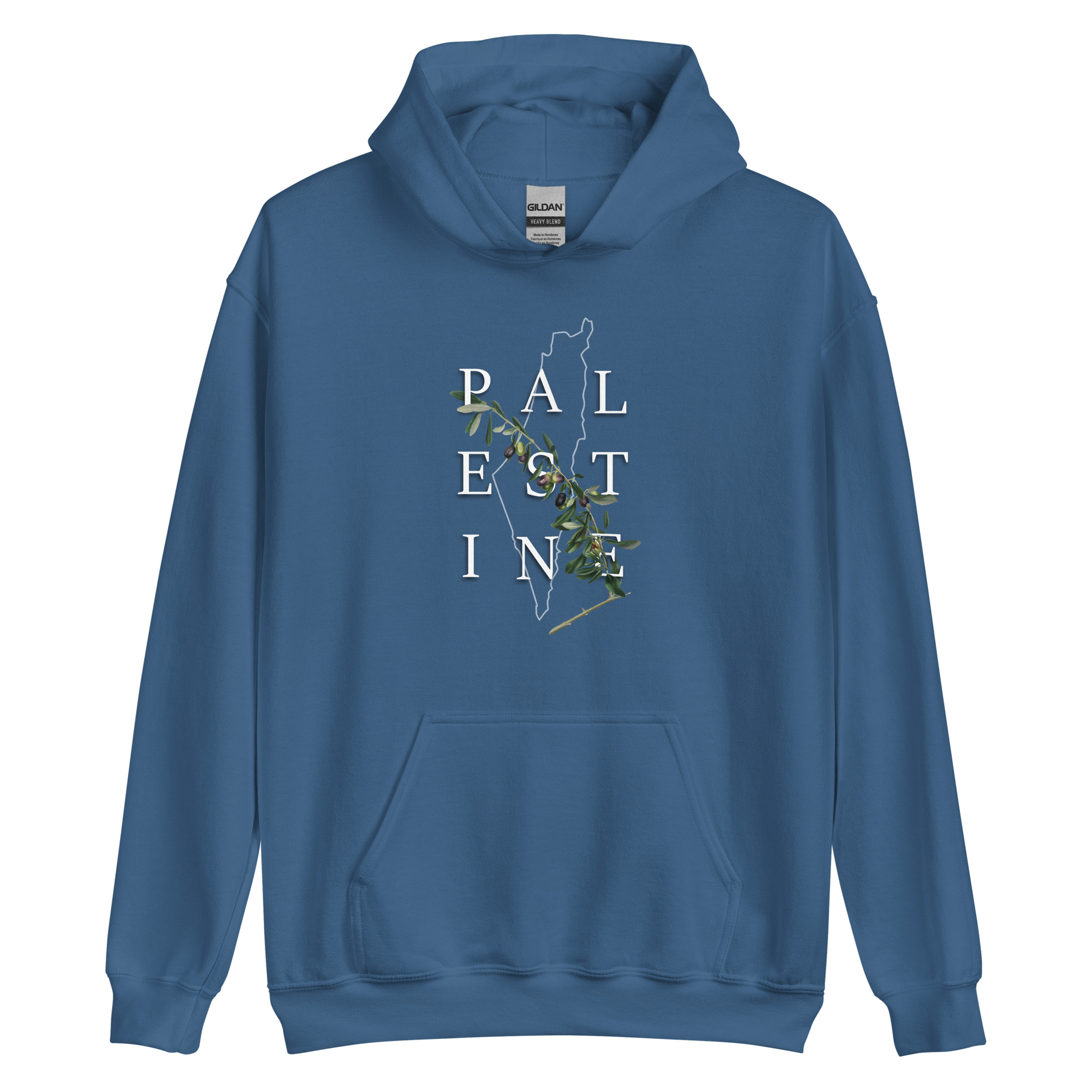 Palestine Olive - Unisex Hoodie - Billede 9