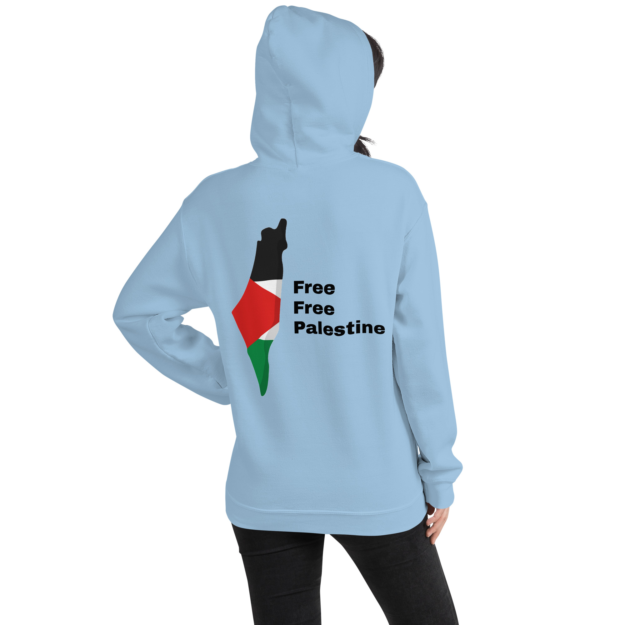 Free Free Palestine - Unisex Hoodie - Billede 17
