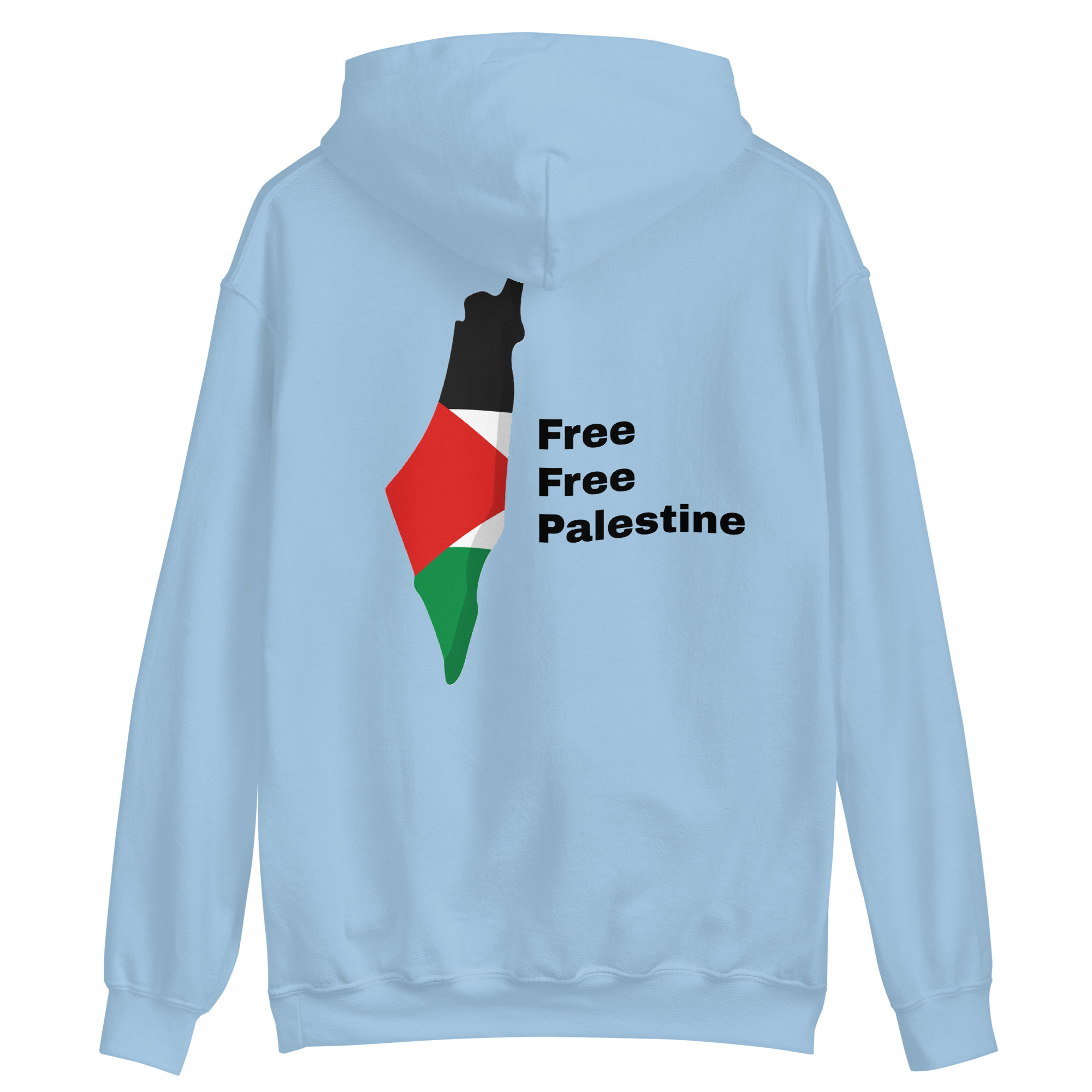 Free Free Palestine - Unisex Hoodie - Billede 8