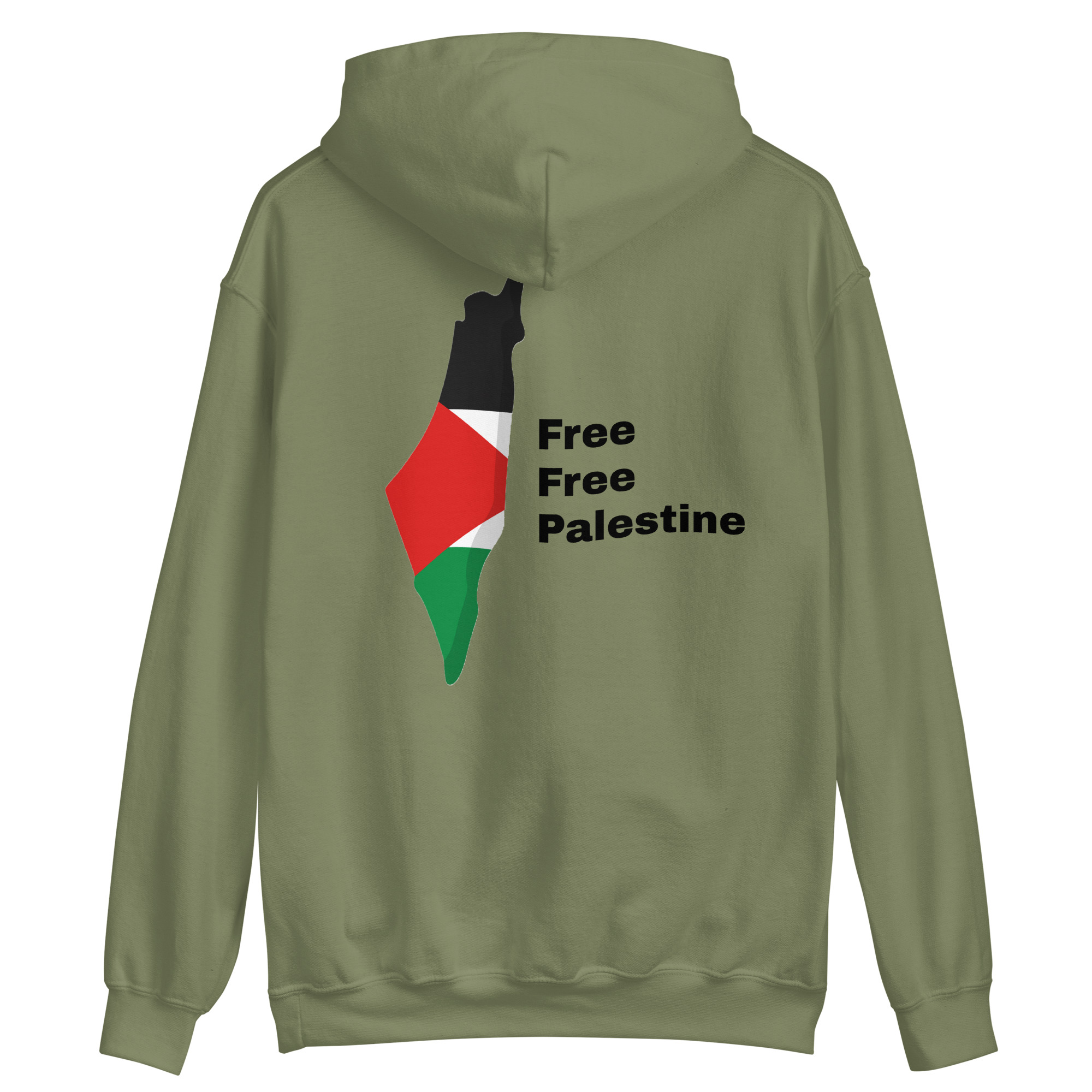 Free Free Palestine - Unisex Hoodie - Billede 7