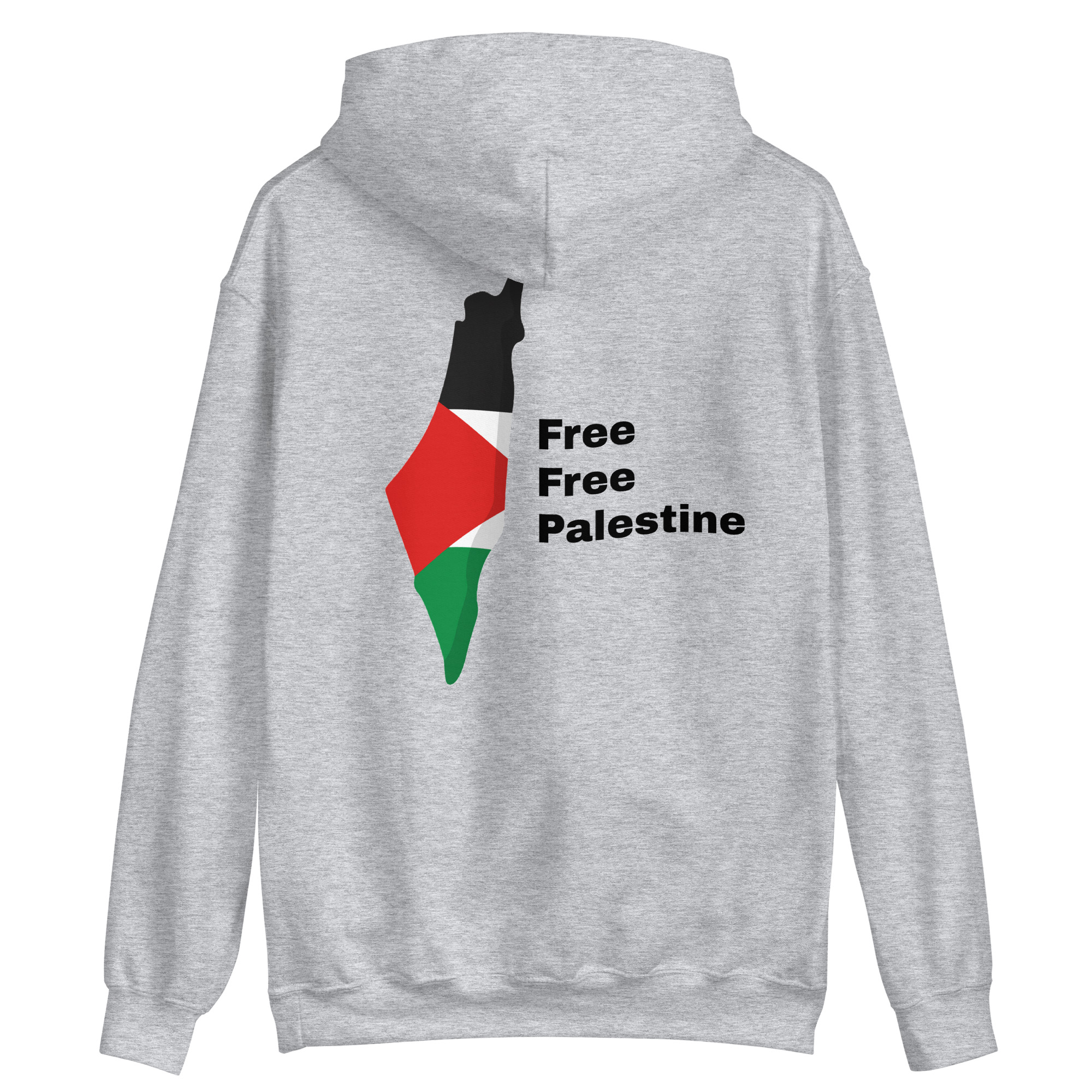Free Free Palestine - Unisex Hoodie - Billede 3