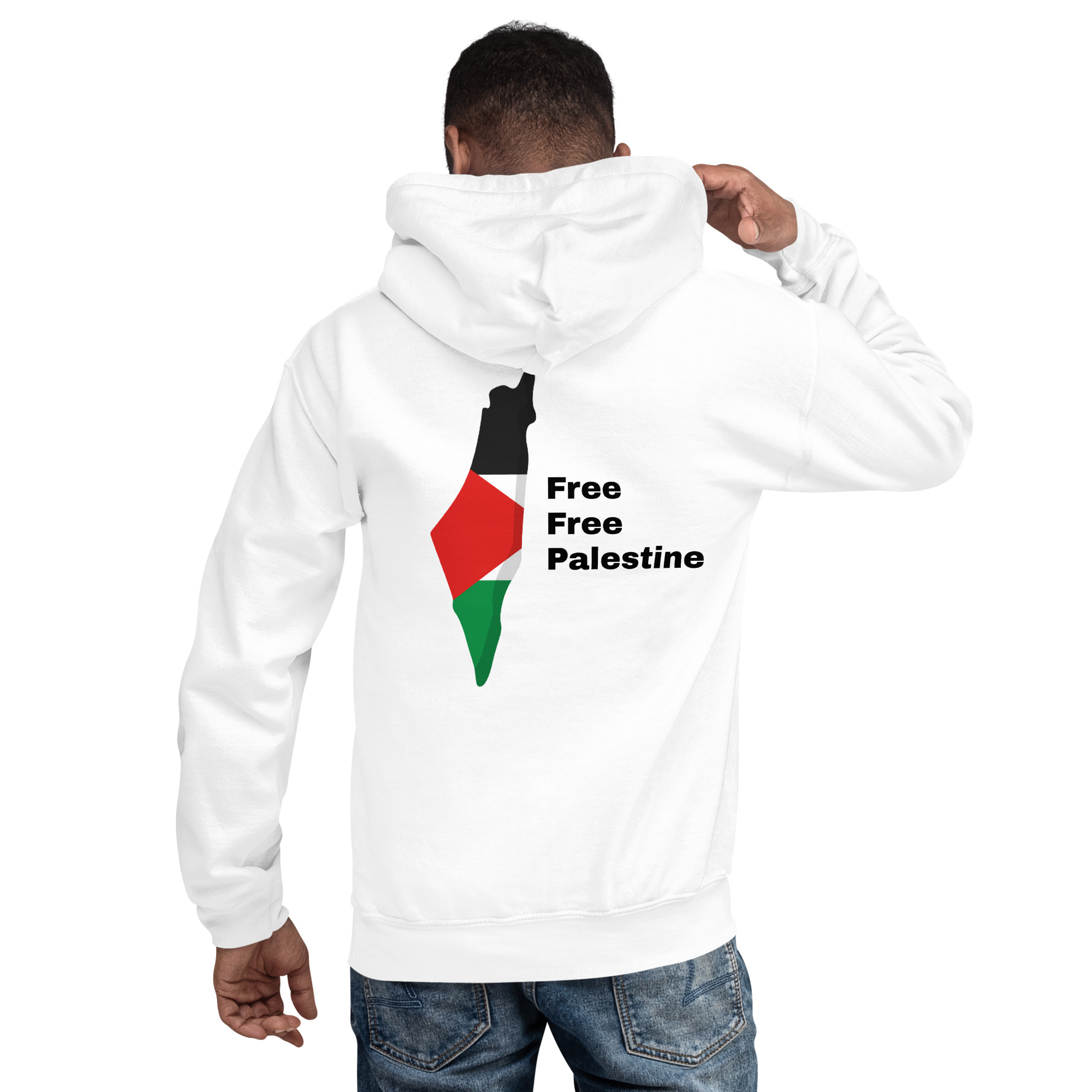 Free Free Palestine - Unisex Hoodie - Billede 9