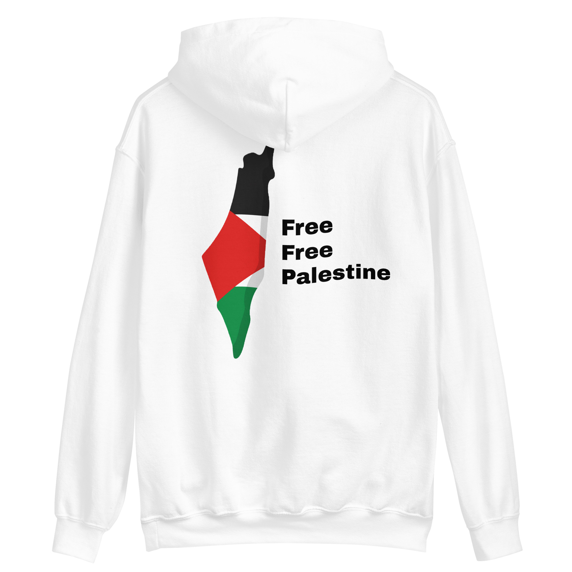 Free Free Palestine - Unisex Hoodie - Billede 2