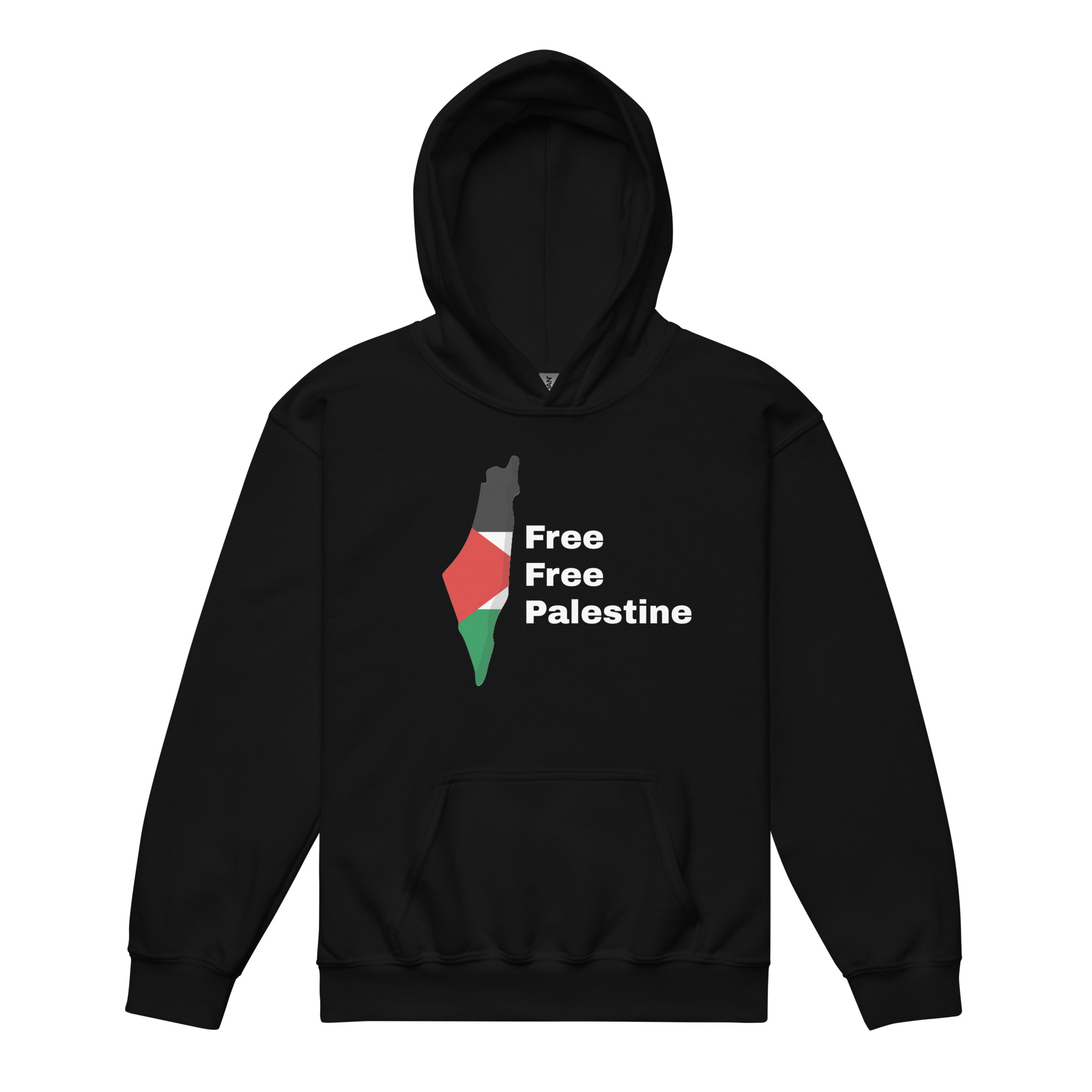 Free Free Palestine - Youth hoodie - Billede 2