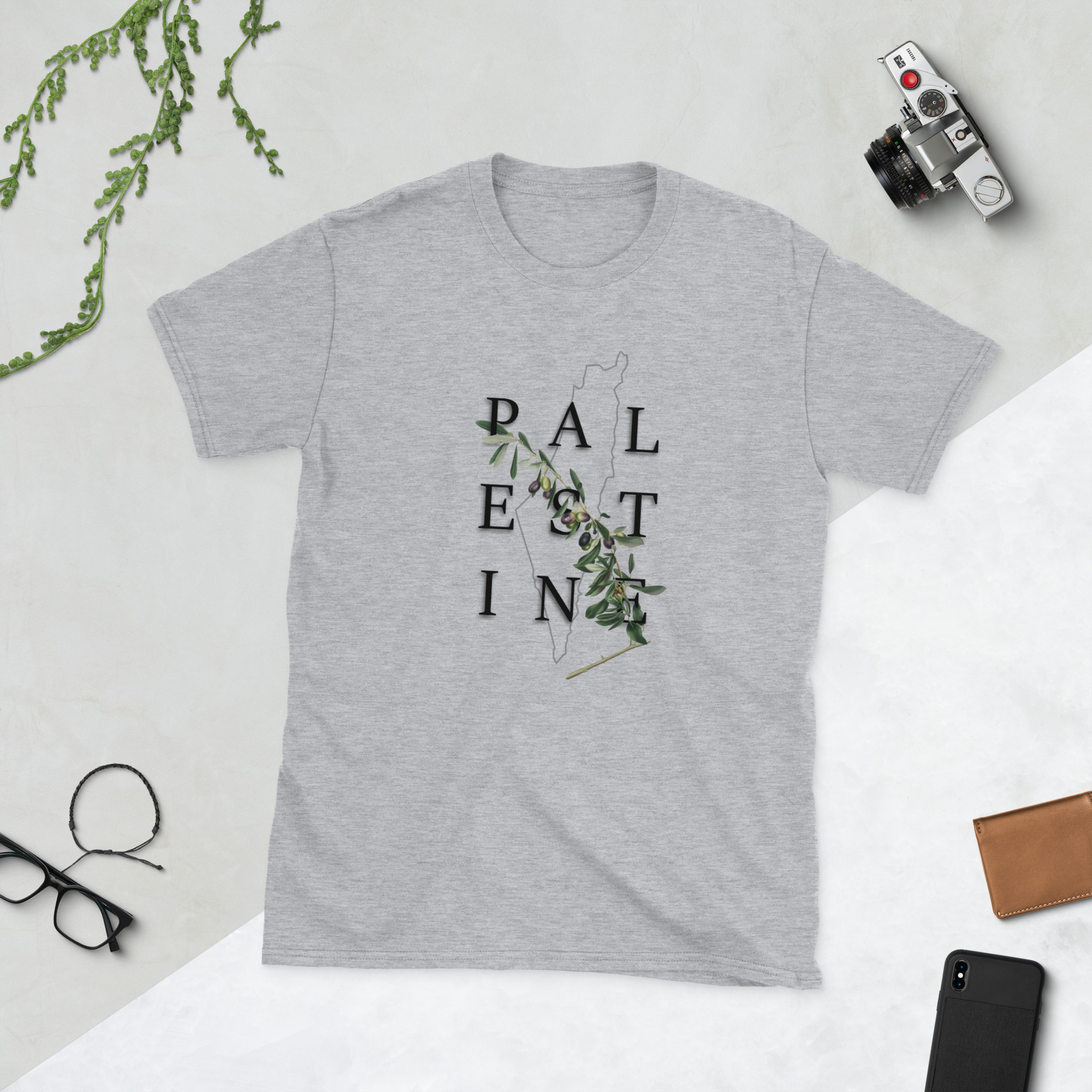 Palestine Olive T-Shirt - Billede 5