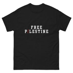 FREE PALESTINE WITH MAP OUTLINE - Classic Tee