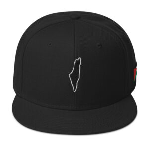 Gaza Outline & Palestine Flag - Snapback Hat