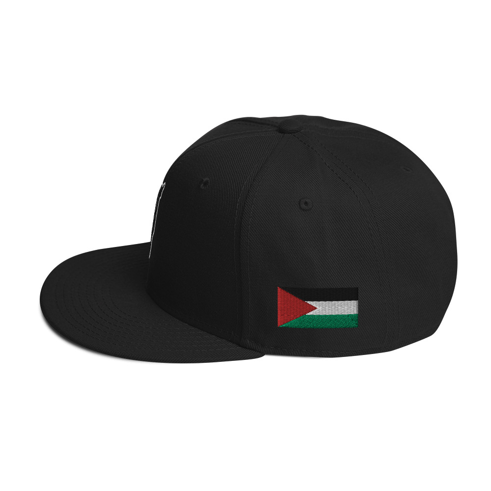 Gaza Outline & Palestine Flag - Snapback Hat - Billede 2